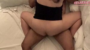 Scared Stepdad Fucks Daughter Hard Doggystyle While Wife Watches Behind