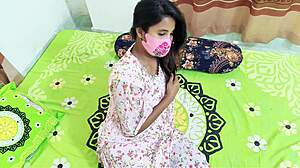 desi stepdaughter sneaks bedroom fuck with daddy in homemade video