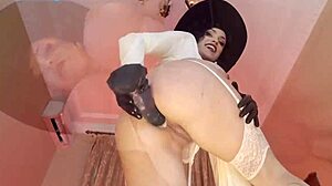 Milf Dimitrescu craves Octokuro's deep anal fuck desperately