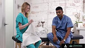 Kyler Quinn's Nuru Training: Deepthroat Monster Cock to Please?