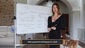Intense tantric sex lesson from hot milf teacher