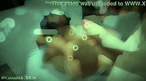 cheerleader sneaks in after close for rough pounding session