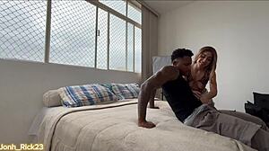 Huge Black Cock Pounds Skinny Brazilian Babe