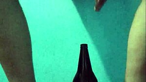 i squirt rich juices masturbating pussy with bottle deep!!