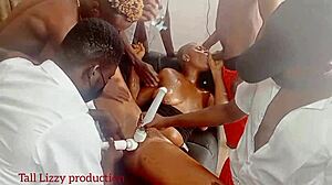Biology teacher fucks seven failing male classroom students in hardcore continuation