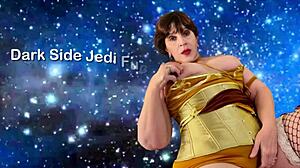 GRANNY SLAVE PRINCESS LEIA'S DARK JEDI FUCK EXPLODES!