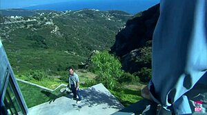 imagine her small tits bouncing as she rides him hard on that boat?