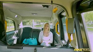 hot blonde masseuse in fake taxi delivers my happy ending blowjob