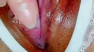 close up japanese slut spreads wet clit for all