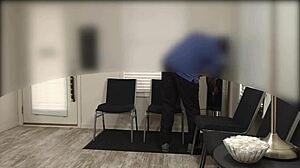 Huge Chubby Arab BBW Doctor's Wet Pussy Pounded Doggy by Patient's Black Cock Creampie!