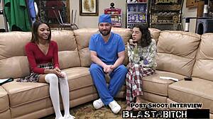 solana's lips wrap cock before doggy pov pounding