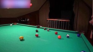 rough pool table fuck busty blonde