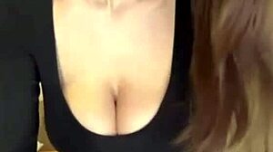 stepmom teases with her huge milky naturals up close