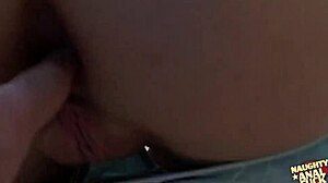 Innocent Brunette Takes Brutal Anal Doggystyle Gaping Cumshot