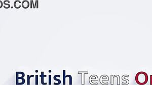 British college student screams pleasure fingering ass with huge dildo first time