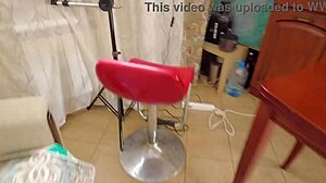 Lucky Old Dude Enjoys Cute Blonde's Deep Blowjob