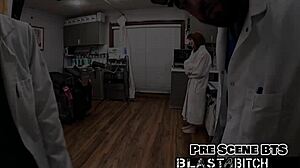 man, Ditria Rose's tattooed pussy gets doctor creampie in raw hospital POV spread