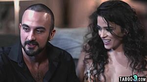 skinny wife victoria voxx tempts with bisexual husband's big black cock share