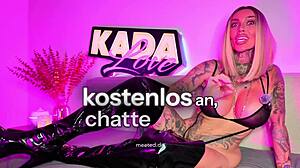 Tattooed German couple bareback fucks big tits milf wife in hotel room
