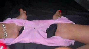 Colombian emo shows huge cameltoe pussy lips flashing creamy coño at dawn