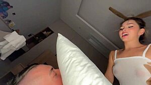 Hot Blonde Girlfriend Pounds Skinny Body with Massive Cock Thrusts!