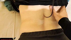 stepmom asks stepson for room cleanup massage turns emotional fuck