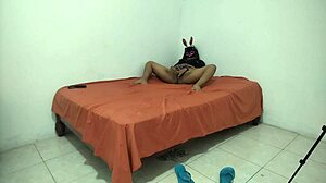 Rebellious 18-year-old Indian student bends over as old man pounds her dry dark pussy doggystyle relentlessly