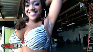 black goddess huge naturals bounce on bbc tittyfuck and pussy pound