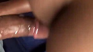 ebony teen sneaks curved dick pounding while family nearby