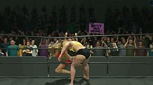 Natalya Pinned and Dominated in Tight Bikini