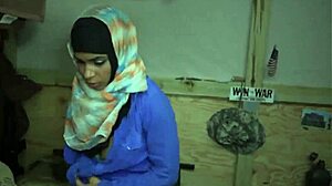 short hair army teen pussy drilled in hardcore uniform cum op!