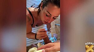 pam blonde's huge tits slammed in brutal french milf sex