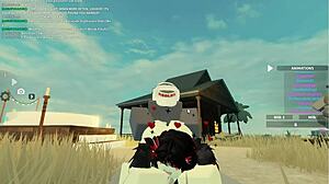 in roblox fantasy, new zealand whore rides big cock doggystyle with wet tits and deepthroat