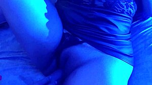 Hot Latina Milf In Dorm Under Blue Light Licks Big Cock Sucks Dildo Juicy Pussy Orgasms With Curvy Big Tits Husband