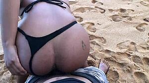 i met this beautiful curvy brunette latina on the beach, chatted and ended up fucking her hard
