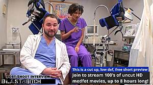 jackie banes sneaks backstage as student but gets caught gagging on deepthroat bbc doggystyle