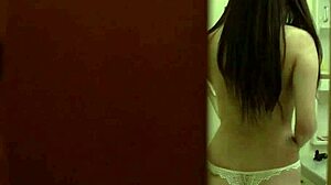 Japanese office babe stockings blowjob leads to hardcore toy creampie at work