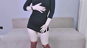 Hot Mavis Dracula's small tits tight pussy and ass tease you dirty before creampie cumshots everywhere halloween cosplay!