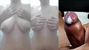 small cock handjob and girlfriend masturbation compilation part 9