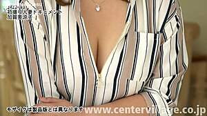 Kagami Ryoko First-Time Wife Creampied Doggystyle and Titty Fucked