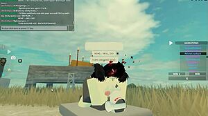 in roblox fantasy, new zealand whore rides big cock doggystyle with wet tits and deepthroat