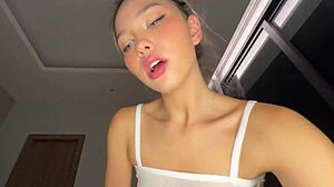 Hot Blonde Girlfriend Pounds Skinny Body with Massive Cock Thrusts!