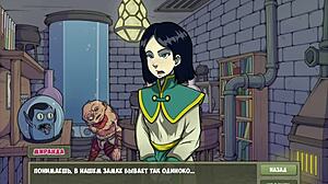 Blonde coed slut gets monster cock facial in classroom!