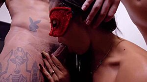 Cousin Face Fucks Choking Teens in Juicy Creampie 3some