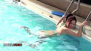 damn this cute asian milf takes japanese creampie so naughty