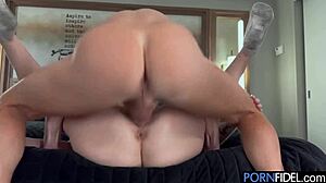 Does tiny Rhea scream through intense rough fucking ending in deep creampie orgasm?