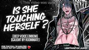 Cum for Me Dom Roommate Catches Jerking Off