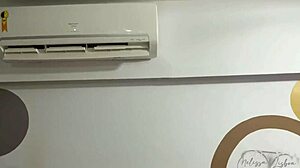 Paid AC Repair with Gangbang Bareback Assfucking by Big Black Cocks on Big Tits Redhead