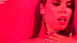 how does megan fiore squirt so hard before taking massive facial cumshot?