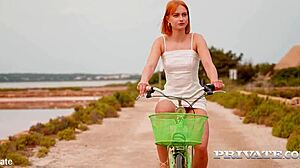 Dolly Dyson Deepthroats Beach Blowjob Cowgirl Ride